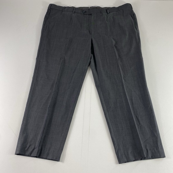 Ermenegildo Zegna Other - Ermenegildo Zegna Dress Pants 48x30 Mila Dark Grey Wool Silk 5-Pocket 7-68R